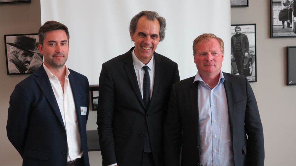 (De droite à gauche) Benjamin Déjardin (président), l’économiste Philippe Dessertine et Étienne Bodin (DG). ©P.Glemas (De droite à gauche) Benjamin Déjardin (président), l’économiste Philippe Dessertine et Étienne Bodin (DG). ©P.Glemas